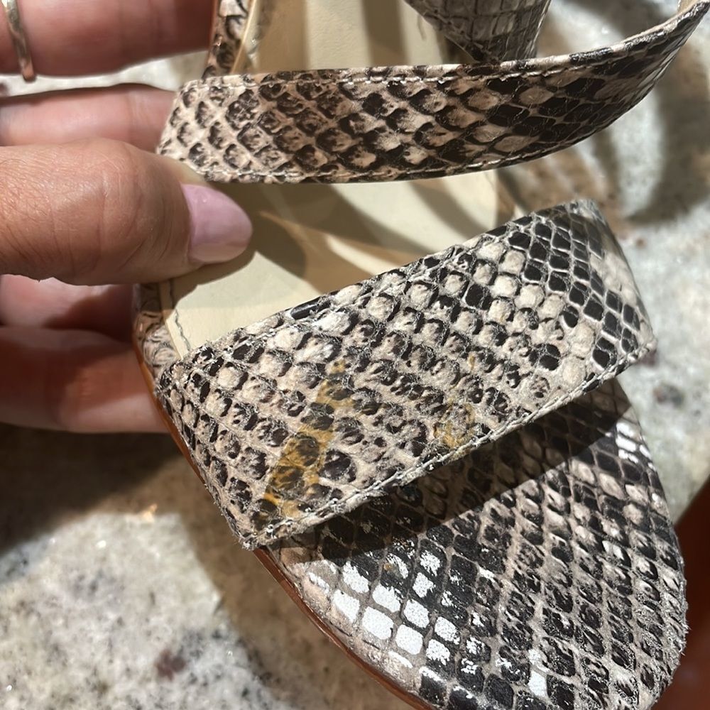 Calvin Klein Python strappy heels - Picture 15 of 15